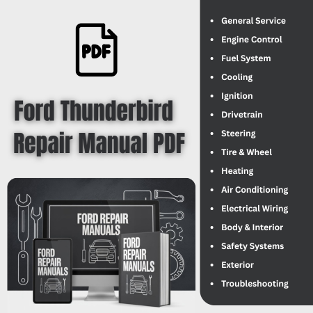 Ford Thunderbird Repair Manual PDF
